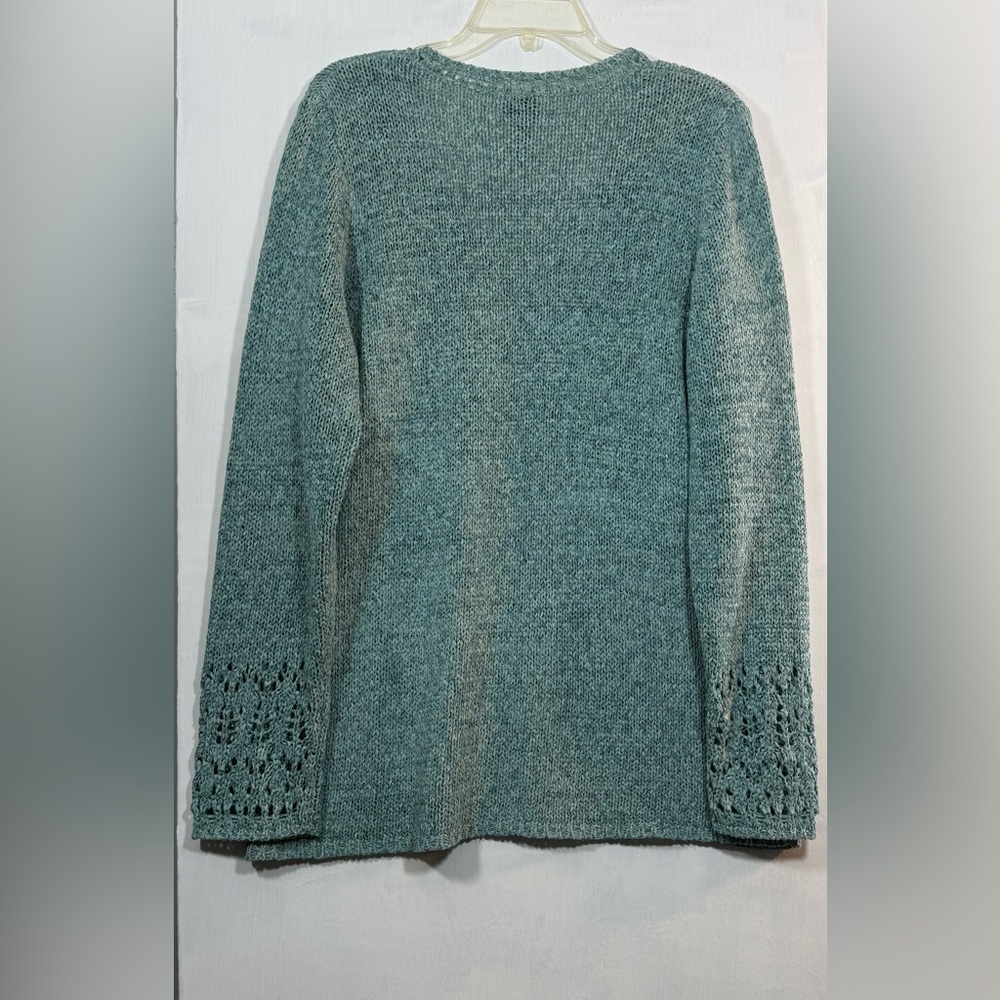 Women's V-Neck Knit Sweater Chico’s Size 3 - Picture 2 of 15